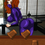 女忍者を裸にするゲーム