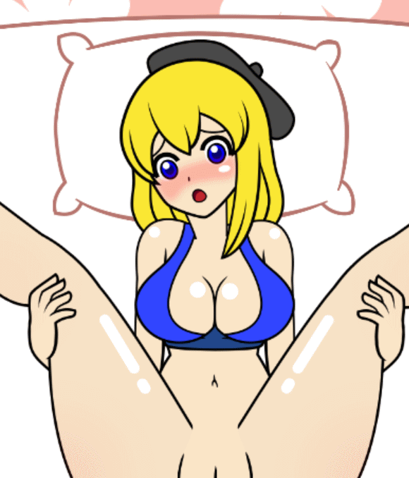 かわいい金髪美女とベッドでSEX！