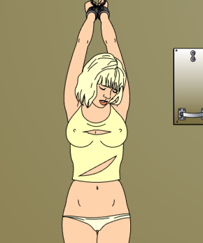 母と義父の秘密の部屋に入ったのがバレてお仕置きされる娘