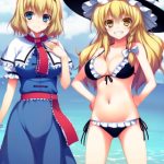 東方の魔理沙＆アリスと野球拳！