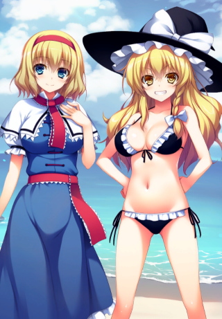東方の魔理沙＆アリスと野球拳！