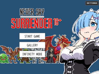 美少女を守るエロ防衛ゲーム「Never Say Surrender」