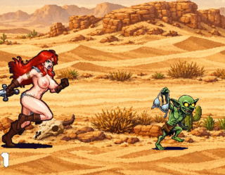 女戦士のブラジャーを盗め！下着泥棒ゲーム