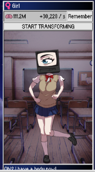 美少女の過去を取り戻す謎のクリッカーゲーム